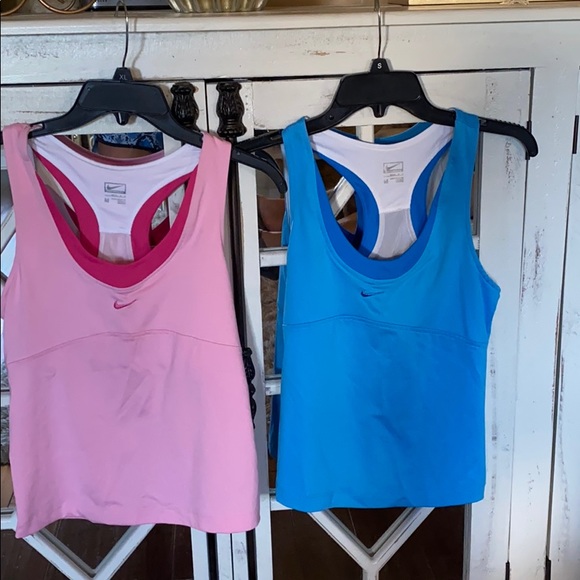 Nike-athletic tops with built in bra-BUNDLE - Picture 1 of 1